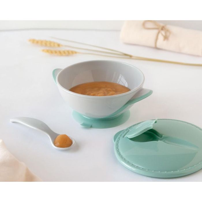 Set Cuenco Y Cuchara Sage 300 mL