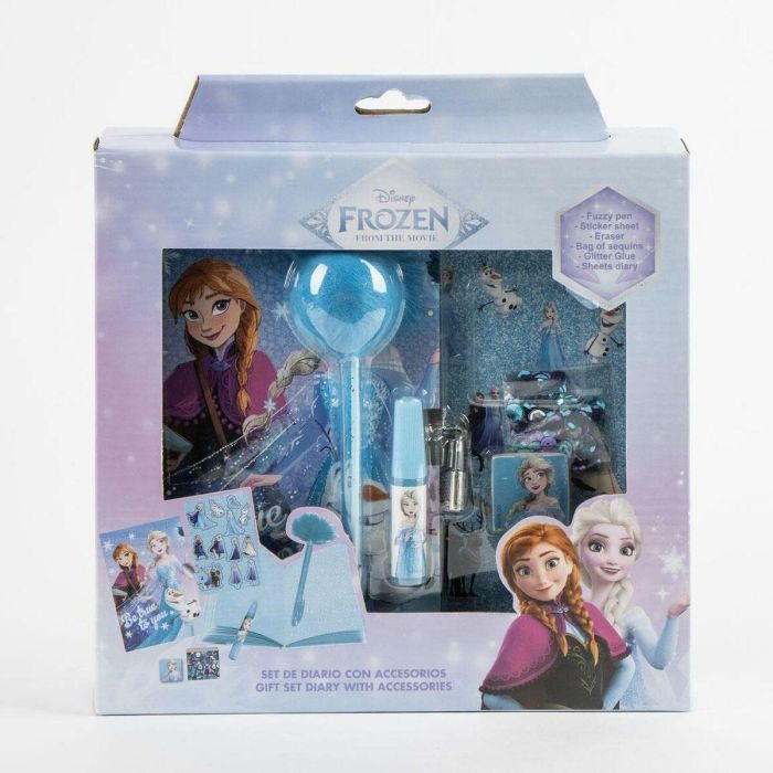 Cerdá Diario Set Frozen para Niños, Cuaderno y Accesorios, Multicolor, Dimensiones 23.5 x 25.0 x 5.5 cm, Edad +3 años 2 Cerdá Diario Set Frozen para Niños, Cuaderno y Accesorios, Multicolor, Dimensiones 23.5 x 25.0 x 5.5 cm, Edad +3 años 2