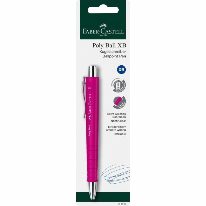Faber Castell Bolígrafo Poly Ball Xb Recargable Tendencia Rosa Blister 5 Faber Castell Bolígrafo Poly Ball Xb Recargable Tendencia Rosa Blister 5
