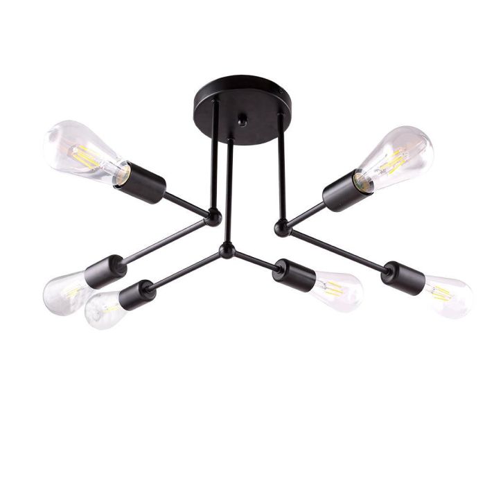 Lámpara de Techo Porto SKD-0222-05 - Diseño Moderno y Elegante con Acabados de Calidad, ideal para Añadir Personalidad a Espacios Chic. 0 Lámpara de Techo Porto SKD-0222-05 - Diseño Moderno y Elegante con Acabados de Calidad, ideal para Añadir Personalidad a Espacios Chic. 0