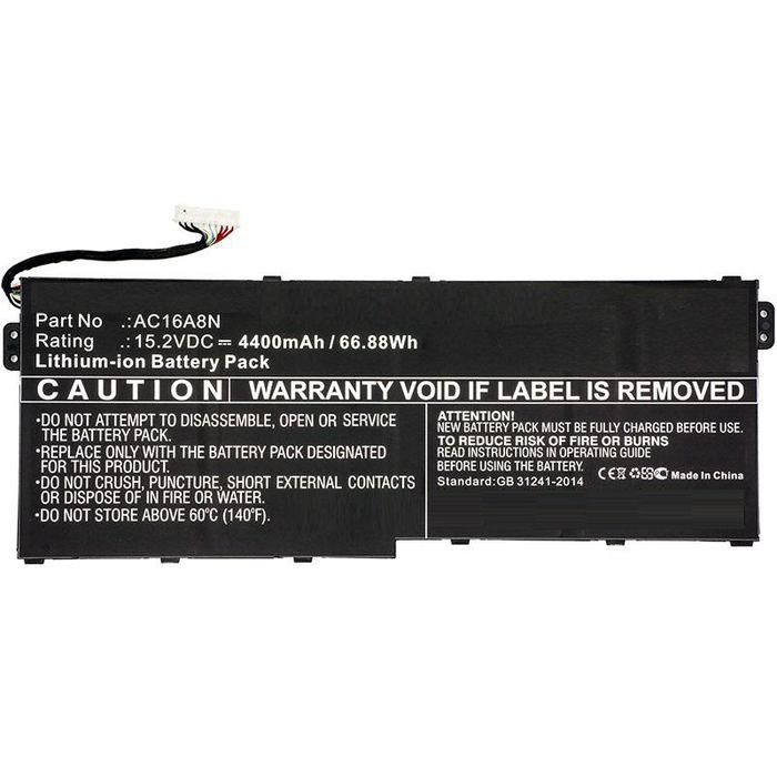 CoreParts Laptop Battery for Acer 66.88Wh Li-ion 15.2V 4400mAh Black, Aspire V17 Nitro, Aspire V17 Nitro BE, VN7-791G-792A, VN7-792G, VN7-792G- CoreParts Laptop Battery for Acer 66.88Wh Li-ion 15.2V 4400mAh Black, Aspire V17 Nitro, Aspire V17 Nitro BE, VN7-791G-792A, VN7-792G, VN7-792G-