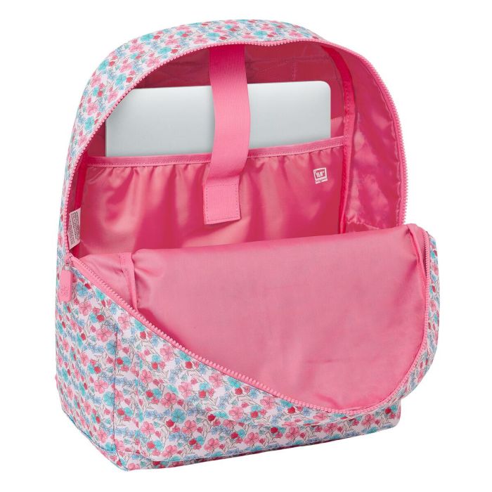 Mochila para Portátil Moos Flores Multicolor 32 x 43 x 14 cm 3