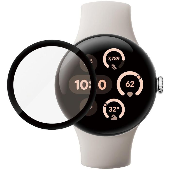 PanzerGlass Protector de Pantalla Ultra-Wide Fit para Google Pixel Watch 3 (45mm) - Resistente a Golpes y Arañazos