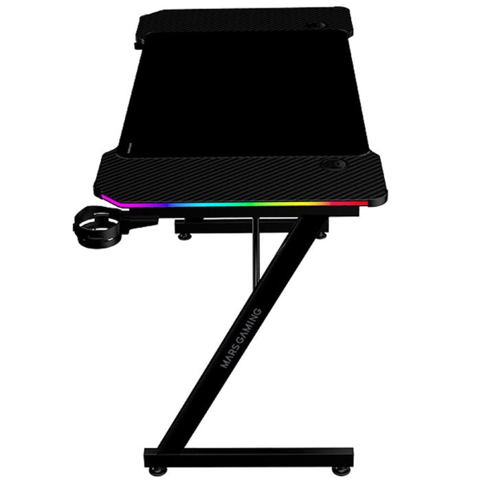 Mesa de Escritorio Gaming Mars Gaming ESCRITORIO ERGO RGB Negro 120 x 60 cm 7 Mesa de Escritorio Gaming Mars Gaming ESCRITORIO ERGO RGB Negro 120 x 60 cm 7