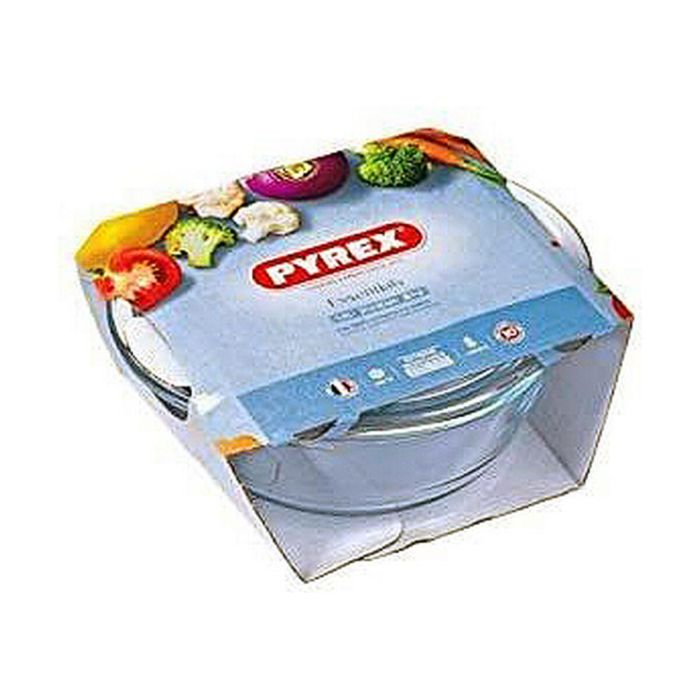 Cacerola Con Tapa Pyrex 1,4 L Blanco Transparente 7 Cacerola Con Tapa Pyrex 1,4 L Blanco Transparente 7