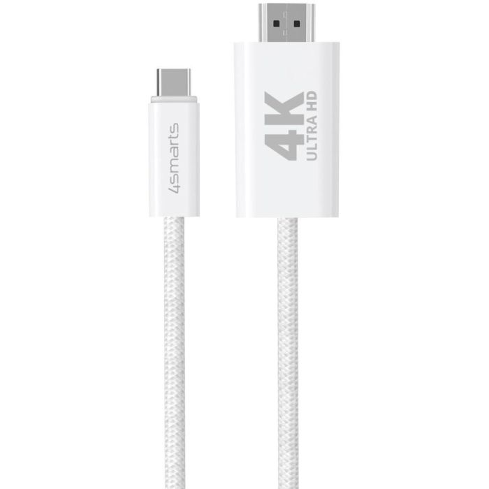 4smarts USB-C auf HDMI Kabel 2m. wei 2 4smarts USB-C auf HDMI Kabel 2m. wei 2