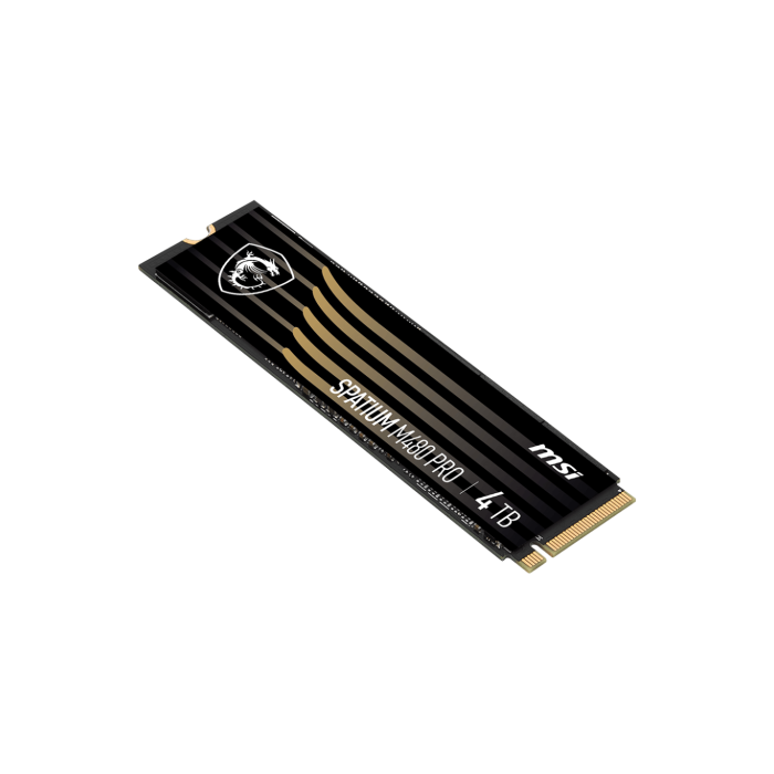MSI S78-440R050-P83 SSD SPATIUM M480 PRO 4TB M.2 PCIe 4.0 NVMe 3D NAND 7400/7000 MB/s para PC/Portátil 4