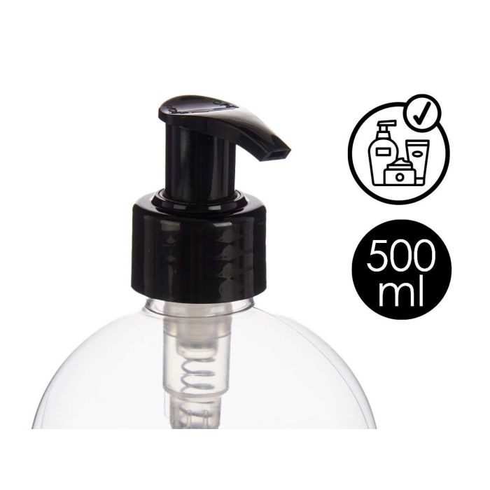 Bote Dosificador Plastico 500Ml Berilo 8X16CM (12 Unidades) 3 Bote Dosificador Plastico 500Ml Berilo 8X16CM (12 Unidades) 3