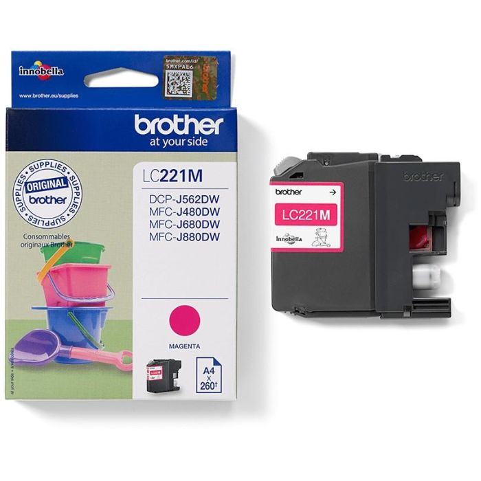 Brother Cartucho de Tinta Magenta Original para Impresoras DCP-J562DW, MFC-J480DW, MFC-J880DW - Rendimiento 260 Páginas 2