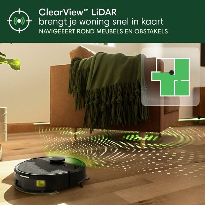 iRobot IR5061042263186 Robot Aspirador y Friegasuelos Roomba 105 Combo Autoempty, 7000 Pa Succión, 2h Batería, 400 ml, Negro 7