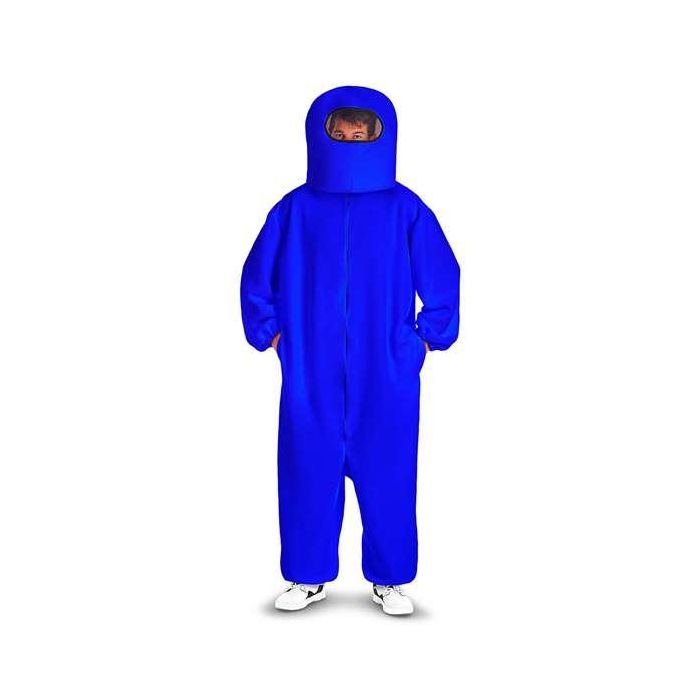 My Other Me Disfraz Among Us Impostor Azul XL con escafandra, cremallera y bolsillos, para niños de 3+ años My Other Me Disfraz Among Us Impostor Azul XL con escafandra, cremallera y bolsillos, para niños de 3+ años