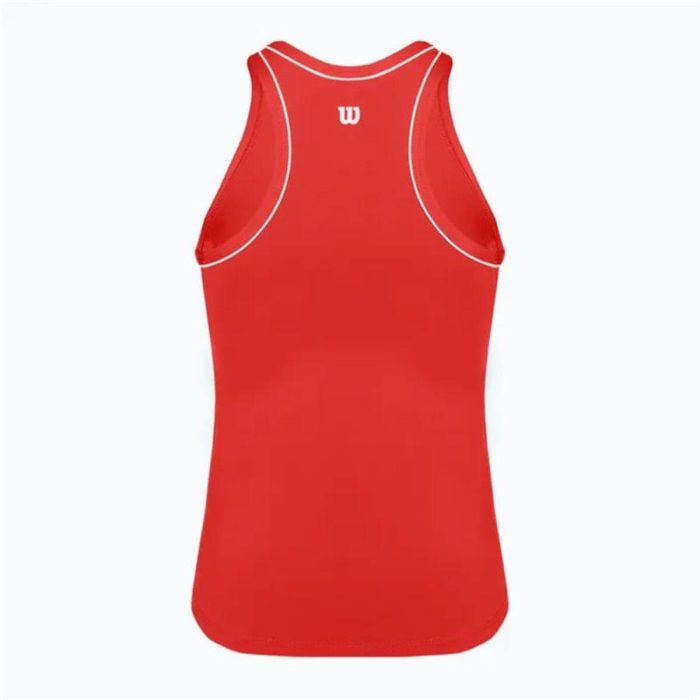 Camiseta de Tirantes Mujer Wilson Team Tank Rojo Pádel M 2