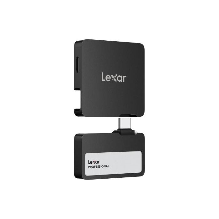 Lexar Professional Go External Portable Ssd 1Tb,Usb3.2 Gen2 Up To 1050Mb/S Read And 1000Mb/S Write con Hub 4-Puertos Usb Type-C y Certificado Ip65 2