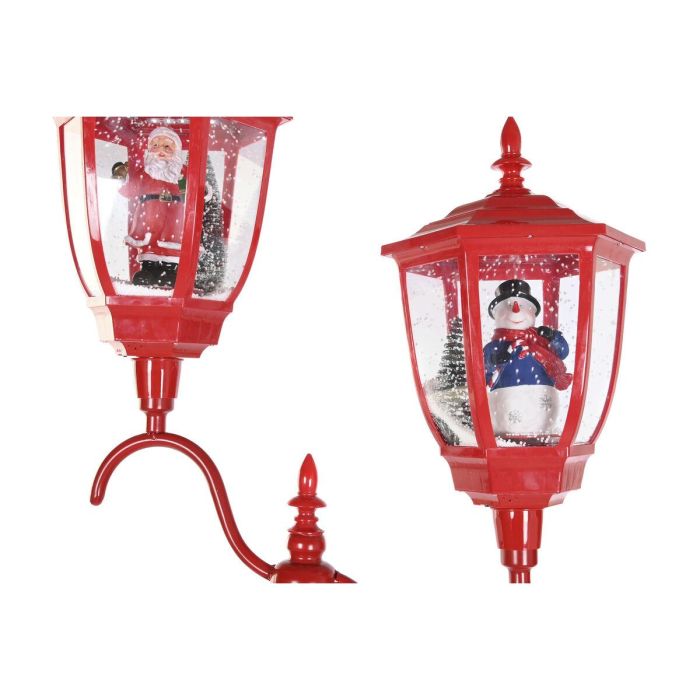 DKD Home Decor Farola de Navidad Tradicional Roja con Movimiento Musical, 225 cm Alto x 60 cm Largo x 70 cm Ancho, Iluminación LED 4 DKD Home Decor Farola de Navidad Tradicional Roja con Movimiento Musical, 225 cm Alto x 60 cm Largo x 70 cm Ancho, Iluminación LED 4