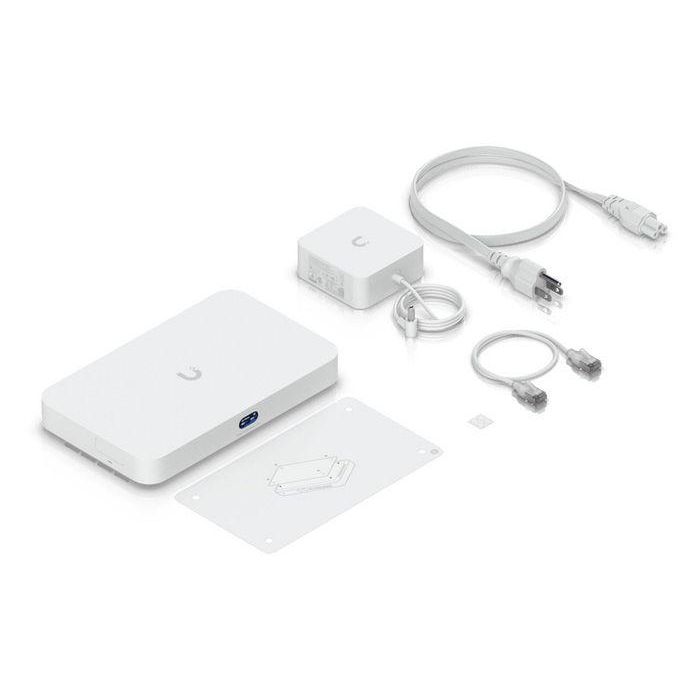 Ubiquiti Cloud Gateway Fiber, Quad-core ARM Cortex-A73 at 2.2 GHz, 3 GB memory, 10G SFP+,10 GbE RJ45 4x 2.5 GbE RJ45, 30W PoE+, 0.96" LCM, Bluetooth, 212.8 x 127.6 x 30 mm 9 Ubiquiti Cloud Gateway Fiber, Quad-core ARM Cortex-A73 at 2.2 GHz, 3 GB memory, 10G SFP+,10 GbE RJ45 4x 2.5 GbE RJ45, 30W PoE+, 0.96" LCM, Bluetooth, 212.8 x 127.6 x 30 mm 9