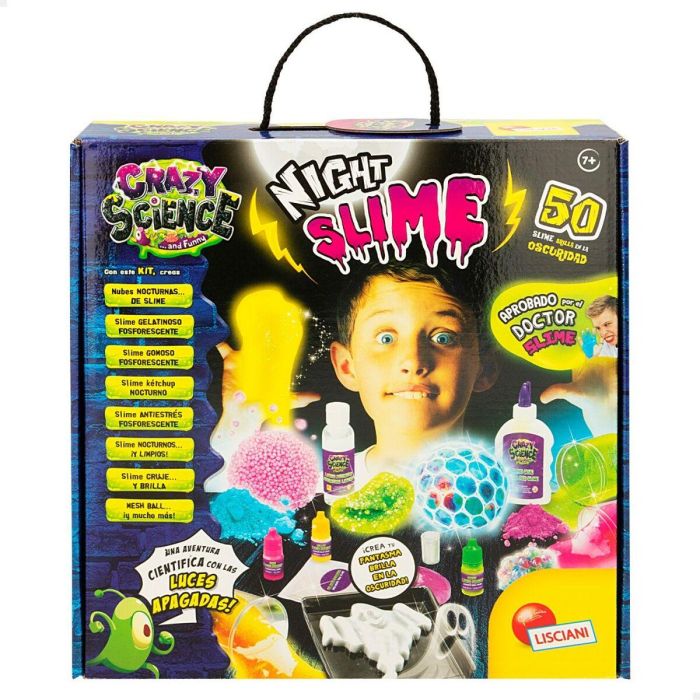 Juego de Ciencia Lisciani Night Slime ES (6 Unidades) 6 Juego de Ciencia Lisciani Night Slime ES (6 Unidades) 6
