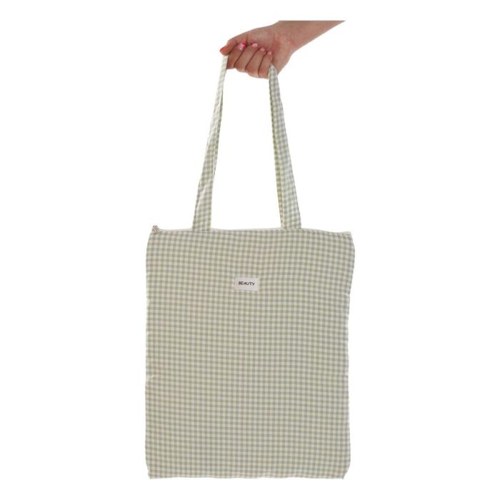 Bolso Mujer Versa Vichy Verde 40 x 33 cm 1