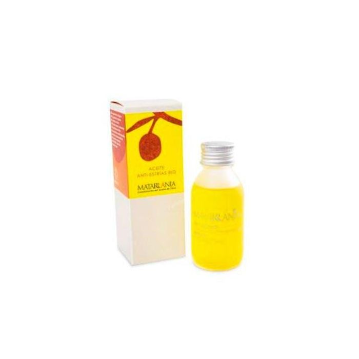 Matarrania Aceite Corporal Hidratante Anti-estrías 100% Bio Certificado, Vegano, para Elasticidad Piel y Embarazo, 100 ml