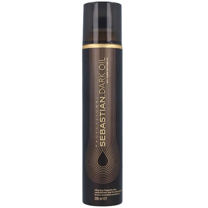 Sebastian Professionals Dark Oil Bruma Capilar Sedosa Acondicionador Brillo con Aceites Jojoba y Argán para Todo Tipo de Cabello 200 ml