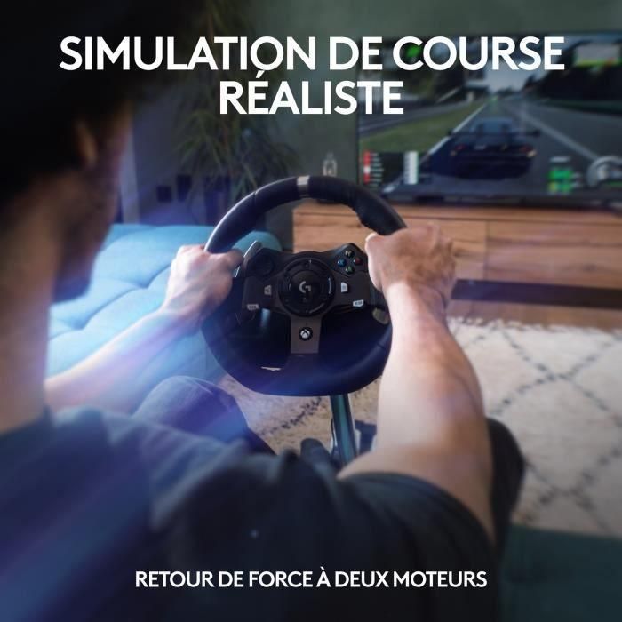 Logitech G920 Driving Force Volante de Carreras con Force Feedback, Compatible con Xbox One y PC, 941-000123 1 Logitech G920 Driving Force Volante de Carreras con Force Feedback, Compatible con Xbox One y PC, 941-000123 1