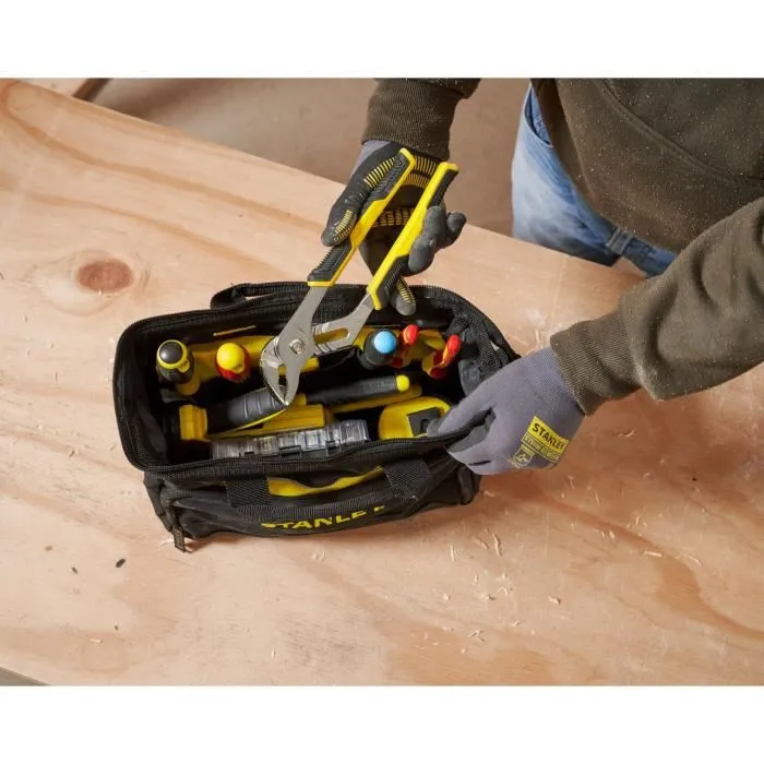 Stanley Portaherramientas de Cinturón Reforzado con 4 Compartimentos 4