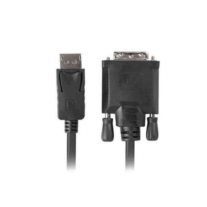 Lanberg Cable Displayport Macho a DVI-D Macho Dual Link, 1.8m, 1920x1080@60Hz, Negro
