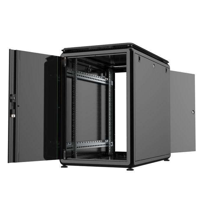 Lanview 19" 16U Rack Cabinet 600 x 1000mm Data Line para Oficina y Sala de Servidores, Armario de Red de Pie 1