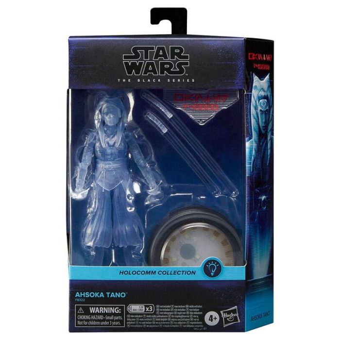 Hasbro F8322 Figura Ahsoka Tano Star Wars The Black Series Holocomm Collection 15 cm con luz Hasbro F8322 Figura Ahsoka Tano Star Wars The Black Series Holocomm Collection 15 cm con luz
