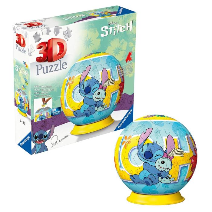 Puzzle Ball 3D Stitch 11596 Ravensburger 2 Puzzle Ball 3D Stitch 11596 Ravensburger 2