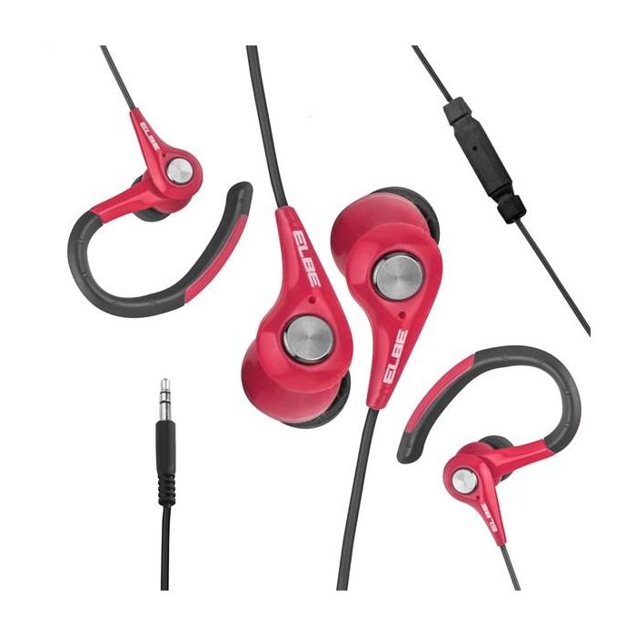 Elbe AU-107-MIC Auriculares Deportivos con Micrófono Protección IPX4 para Entrenamiento y Ocio 6 Elbe AU-107-MIC Auriculares Deportivos con Micrófono Protección IPX4 para Entrenamiento y Ocio 6