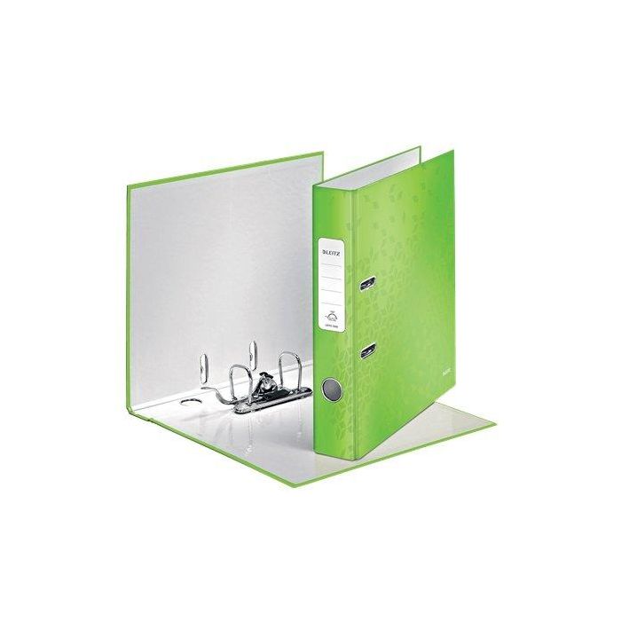 Archivador Palanca Leitz Wow A4 180º 50Mm Verde Metalizado (Set de 10)