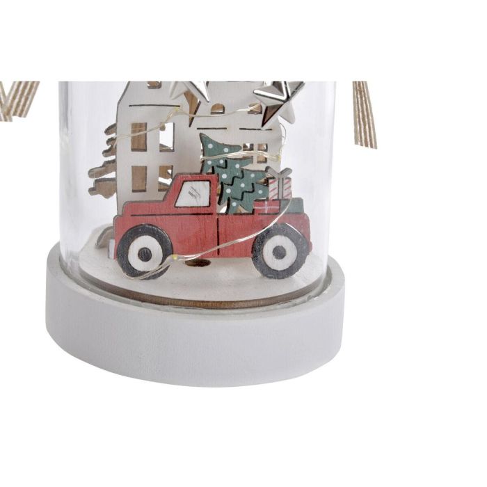 Decoracion Luminosa Navidad Moderna DKD Home Decor Natural Blanco 9 x 17 x 9 cm (2 Unidades) 2 Decoracion Luminosa Navidad Moderna DKD Home Decor Natural Blanco 9 x 17 x 9 cm (2 Unidades) 2