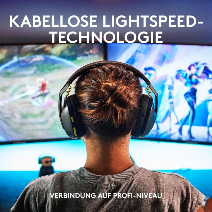 Logitech G435 Auriculares Gaming Inalámbricos LIGHTSPEED Bluetooth con Micrófono Beamforming 18h Batería 165g Negros y Amarillos 12 Logitech G435 Auriculares Gaming Inalámbricos LIGHTSPEED Bluetooth con Micrófono Beamforming 18h Batería 165g Negros y Amarillos 12