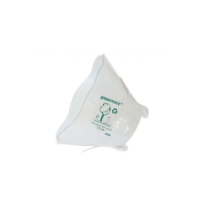 Greencol Collar Isabelino Transparente 7.5 cm, Polipropileno Reciclado, Cierre Rápido, Antiarañazos