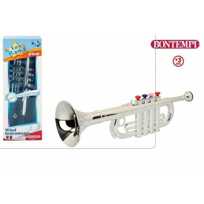 Trompeta bontempi con 4 botones 37x13.5x9 cm 1