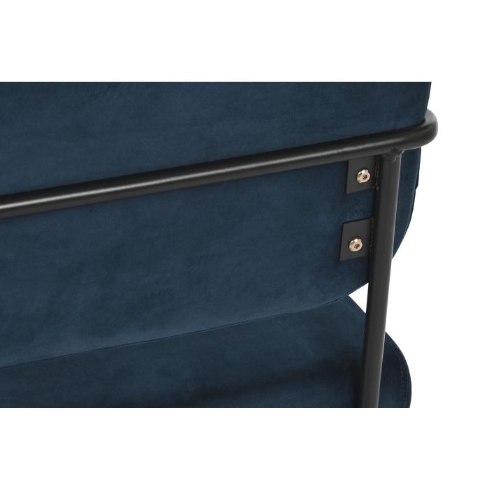 DKD Home Decor Butaca Azul Negro 72 x 71 x 55.5 cm 7
