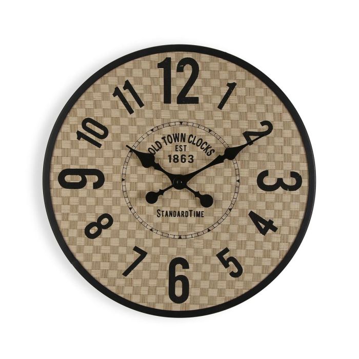 Reloj de Pared Versa Old Town Metal 4 x 40 x 40 cm