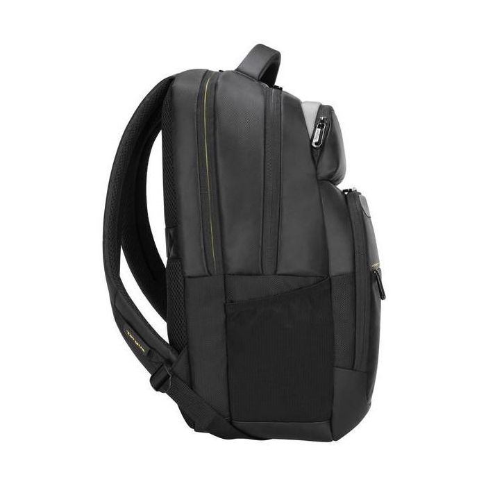 Targus Citygear Mochila para Portátil hasta 17.3 pulgadas, Resistente, Protección Dome, Compartimentos Tablet, Ergonómica, Negra 8 Targus Citygear Mochila para Portátil hasta 17.3 pulgadas, Resistente, Protección Dome, Compartimentos Tablet, Ergonómica, Negra 8