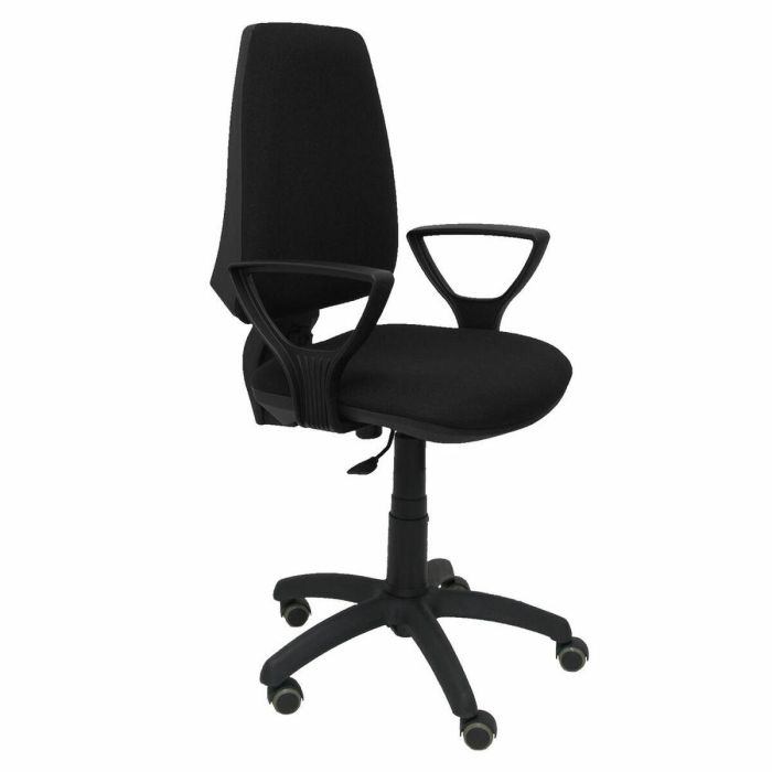 PIQUERAS Y CRESPO Silla Elche CP bali negro brazos fijos ruedas de parque PIQUERAS Y CRESPO Silla Elche CP bali negro brazos fijos ruedas de parque