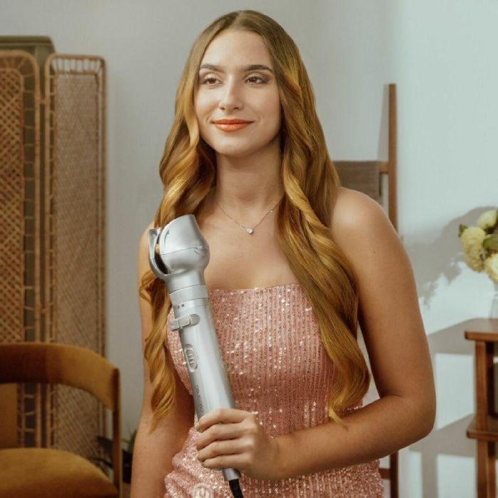 Cepillo Moldeador Cecotec CeramicCare 6in1 Gyro 1000 W Negro Gris Plástico 1