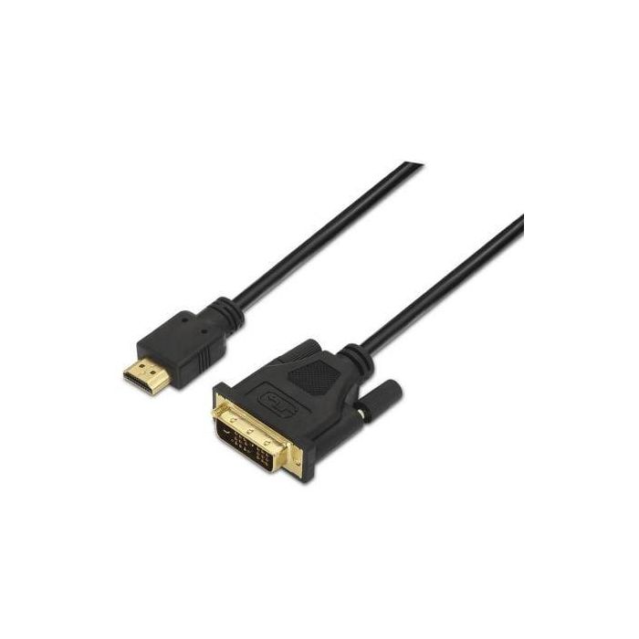 Aisens Cable DVI a HDMI 1.8M - DVI 18+1 Macho a HDMI A Macho, Blindado en Oro 24K, Full-HD 1080p Aisens Cable DVI a HDMI 1.8M - DVI 18+1 Macho a HDMI A Macho, Blindado en Oro 24K, Full-HD 1080p