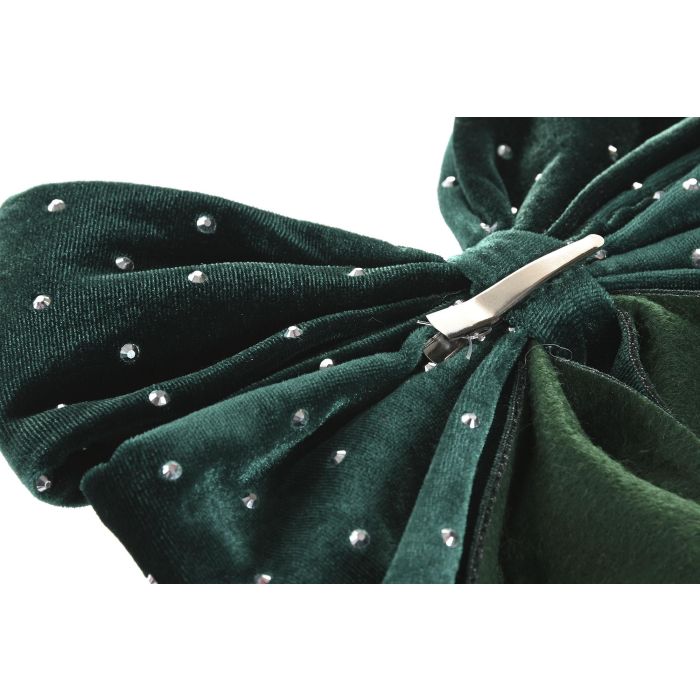 Decoracion Colgante Navidad Tradicional DKD Home Decor Verde Burdeos 5 x 24 x 20 cm (6 Unidades) 2