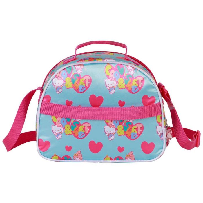 Bolsa Portamerienda 3D Friendship Sanrio Hello Kitty Azul 2 Bolsa Portamerienda 3D Friendship Sanrio Hello Kitty Azul 2
