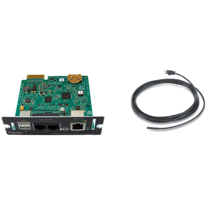 APC AP9641 Tarjeta de Gestión de Red SmartSlot con Monitorización Ambiental y PowerChute para UPS 3