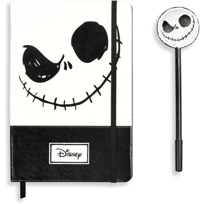 Caja Regalo con Diario y Bolígrafo Fashion Face Disney Pesadilla Antes de Navidad Negro 1 Caja Regalo con Diario y Bolígrafo Fashion Face Disney Pesadilla Antes de Navidad Negro 1