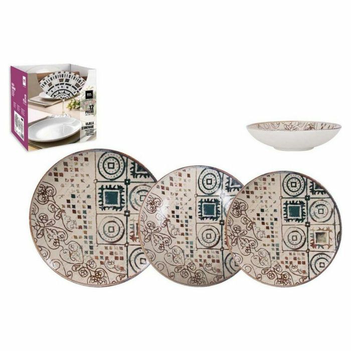 Vajilla Inde Creta Porcelana (2 Unidades) 1 Vajilla Inde Creta Porcelana (2 Unidades) 1