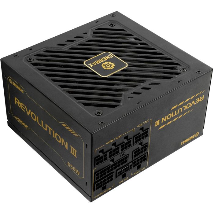 650W Enermax Power Supply 650W Revolution3 80+ Gold Black FULLMOD 0 650W Enermax Power Supply 650W Revolution3 80+ Gold Black FULLMOD 0