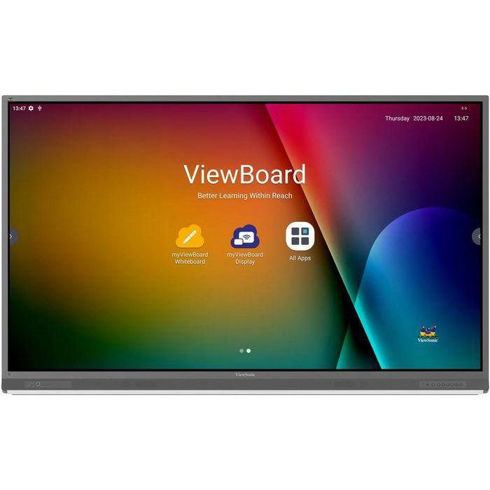 ViewSonic IFP8652-2F, 86" Multi-Point Touch (40 poinits), 4K UHD (3840 x 2160), 16:9, 450 nits, 4,000:1 contrast, 7H, 8G RAM/64G Storage, OPSx1 1 ViewSonic IFP8652-2F, 86" Multi-Point Touch (40 poinits), 4K UHD (3840 x 2160), 16:9, 450 nits, 4,000:1 contrast, 7H, 8G RAM/64G Storage, OPSx1 1