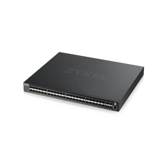 Zyxel XGS4600-52F Switch Gestionado L3 48 Ranuras SFP + 4 SFP+ Montaje en rack Soporte 10G 176 Gbit/s 1
