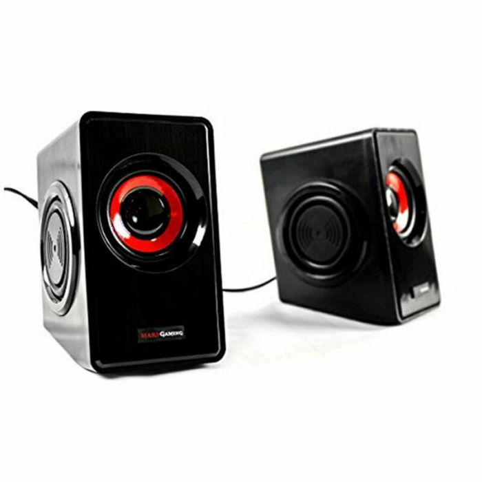 Mars Gaming MS1 Altavoces Gaming Compactos 2.0 con 10W, 6 Drivers (4 Pasivos) y Conexión USB/Jack 3.5mm, Rojo/Negro 4 Mars Gaming MS1 Altavoces Gaming Compactos 2.0 con 10W, 6 Drivers (4 Pasivos) y Conexión USB/Jack 3.5mm, Rojo/Negro 4